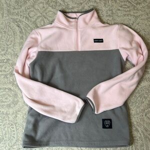 COUNTRY Liberty Fleece Grey and Pink Size Small
